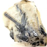Stibnite + Calcite.