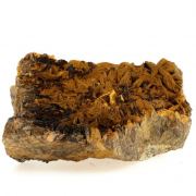 Pyrolusite and Goethite on Siderite.