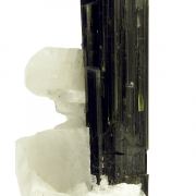 Tourmaline, albite