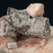 Microcline with Quartz after Vesuvianite