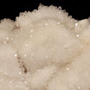 Quartz casts after Calcite on matrix