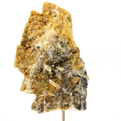 Siderite + Quartz + Pyrite. 1211.20 ct.