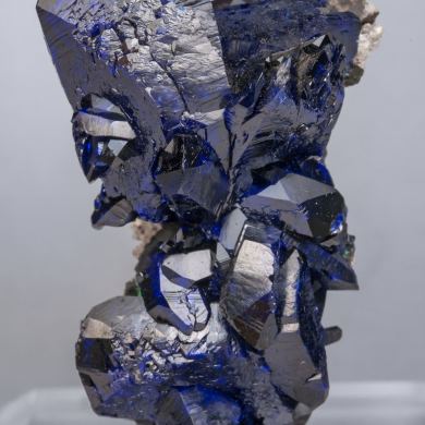 Azurite with Malachite