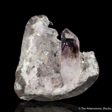 Quartz var. Amethyst and Smoky