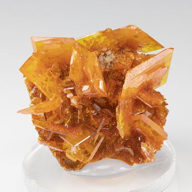 Wulfenite with Mimetite