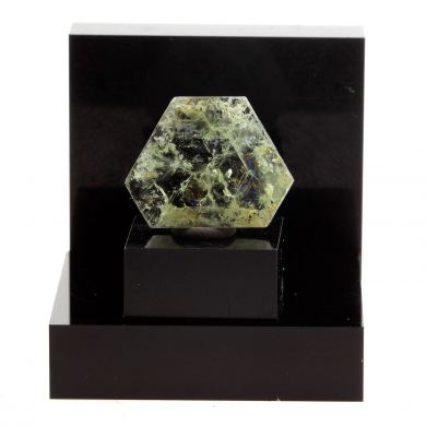 Green Beryl (polished slice).