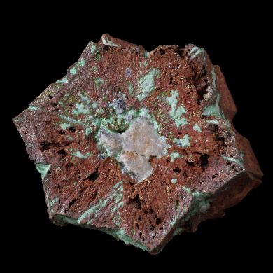 Copper pseudo. Aragonite 