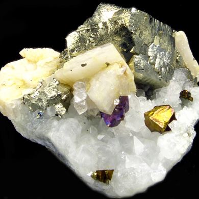 Pyrite, chalcopyrite, dolomite, quartz GERMANY