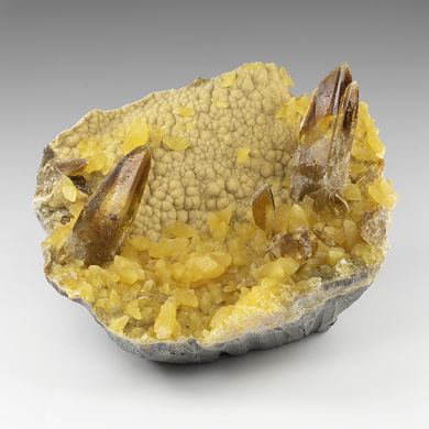 Barite with Calcite