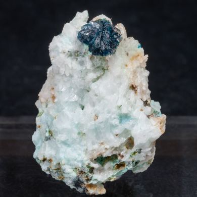 Veszelyite with Hemimorphite