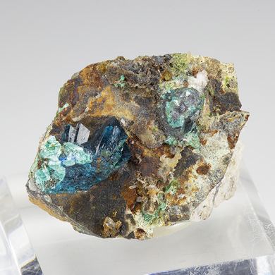 Veszelyite with Theisite