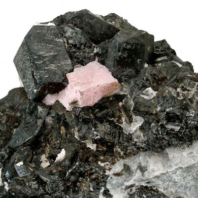 Alabandite With Rhodochrosite