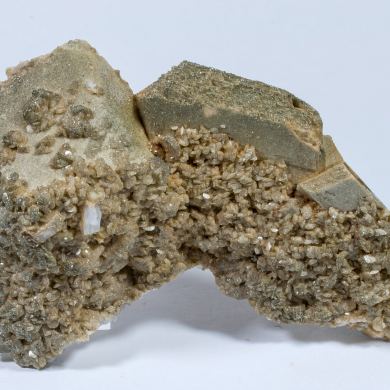 Siderite with Fluorapatite and Mica