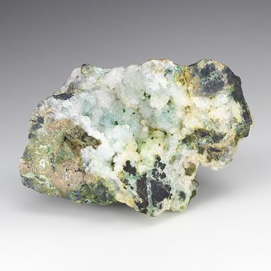 Atacamite with Quartz, Chrysocolla