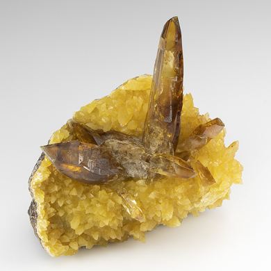 Barite with Calcite (Repaired)