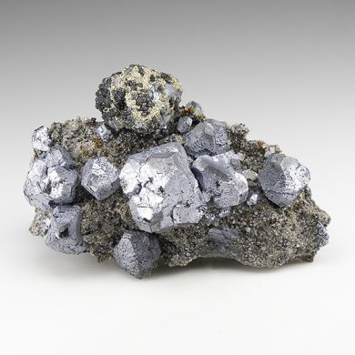 Galena with Sphalerite, Pyrite