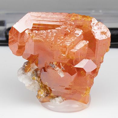 Wulfenite with Fluorite