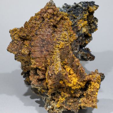 Willemite after Descloizite with Mimetite
