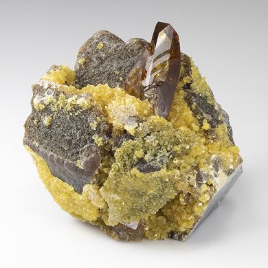 Barite with Calcite