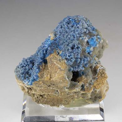 Veszelyite with Hemimorphite, Quartz