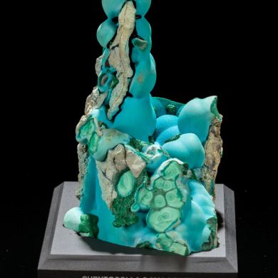 Botryoidal Chrysocolla & Malachite from Congo