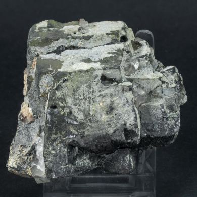 Galena with Cerussite, Plumbogummite, Quartz, Wulfenite and Baryte