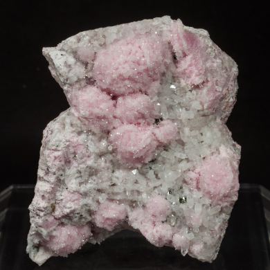 Rhodochrosite with Quartz and Sphalerite