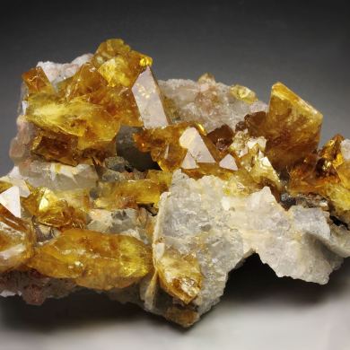 gem BARYTE bi-terminated, QUARTZ