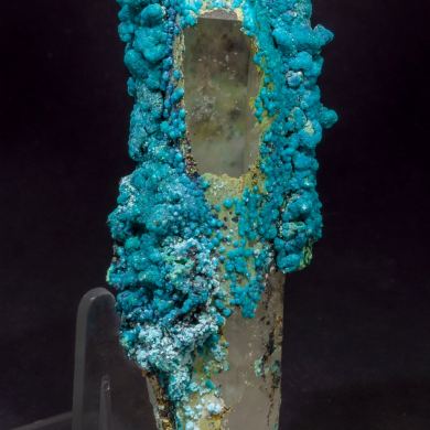 Chrysocolla on Quartz