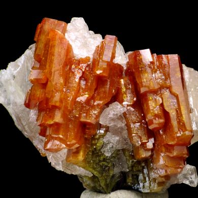 Vanadinite, calcite MEXICO