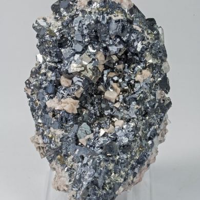 Galena with Arsenopyrite and Rhodochrosite