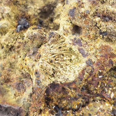 Strunzite with Laueite, Rockbridgeite, Bermanite