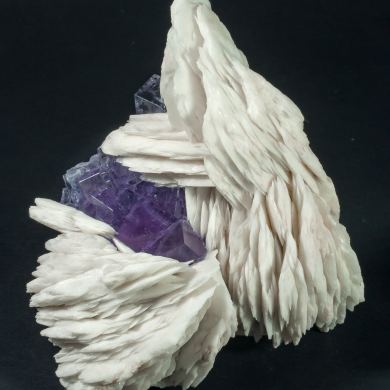 Baryte with Fluorite