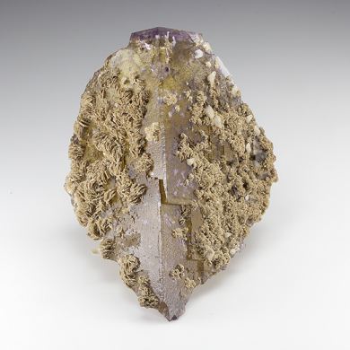 Fluorite with Barite, Calcite