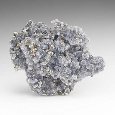 Quartz with Marcasite, Chalcopyrite