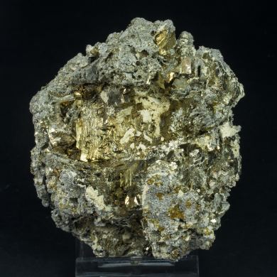 Pyrite, Calcite