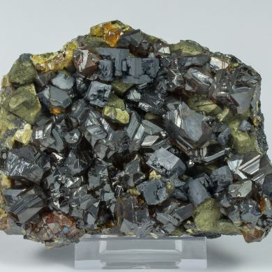 Sphalerite with Galena and Chalcopyrite