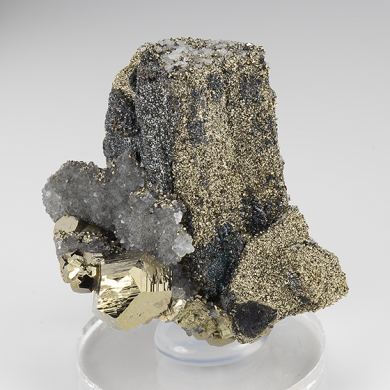 Enargite with Pyrite, Quartz