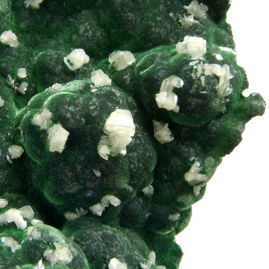 Cerussite, malachite