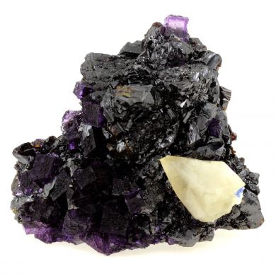 Fluorite + Sphalerite + Calcite.