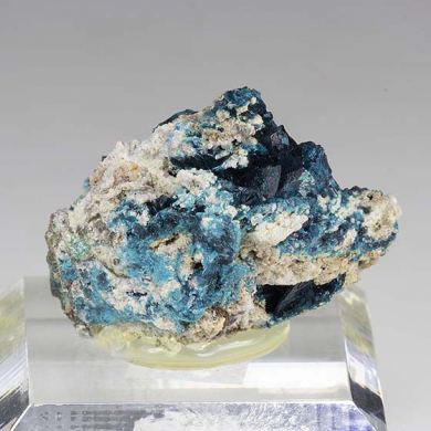 Veszelyite with Hemimorphite