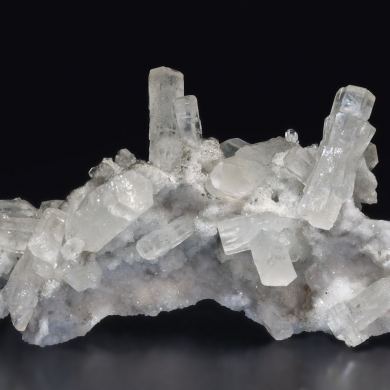 Strontianite with Quartz