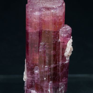 Elbaite-Schorl Series (variety rubellite) with Microcline