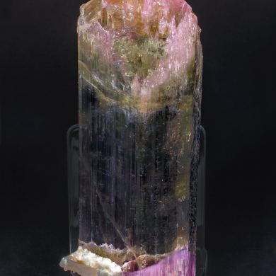 Elbaite with Feldspar and Quartz