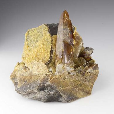 Barite with Calcite