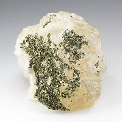 Marcasite with Calcite