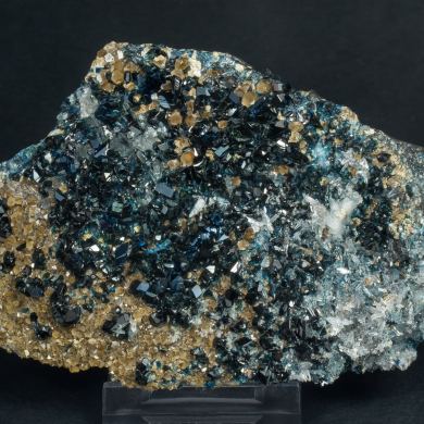 Lazulite with Siderite and Quartz