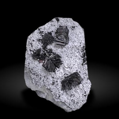 Hübnerite with Quartz