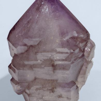 Quartz (variety amethyst) with Quartz (variety smoky)