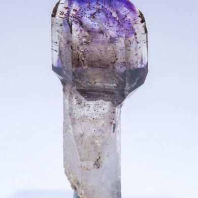 Quartz scepter (variety smoky and amethyst)